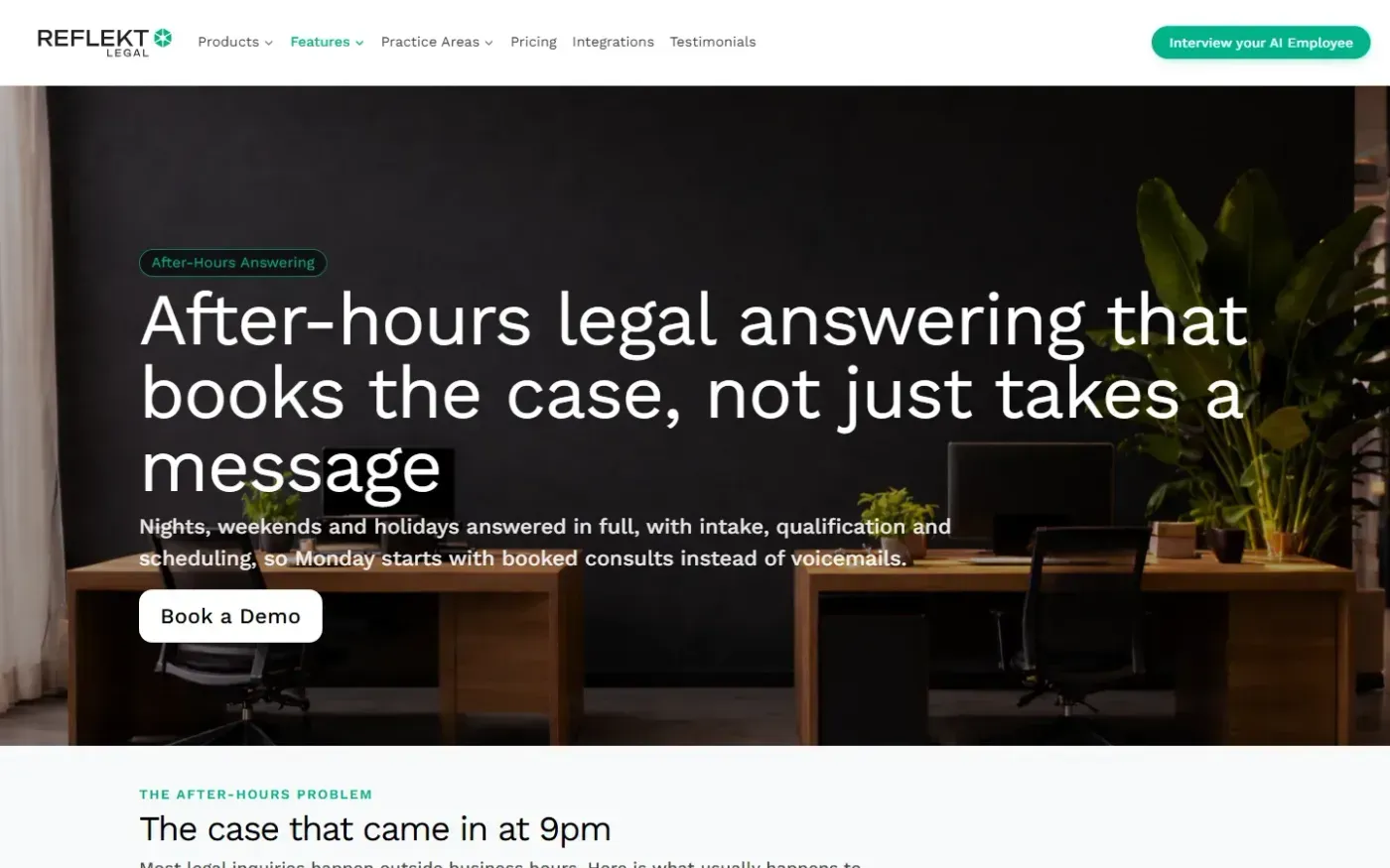 Reflektlegal — Features page