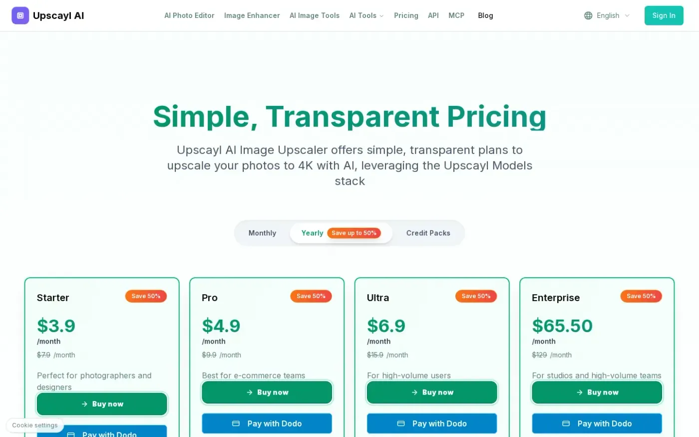 Upscayl — Pricing page