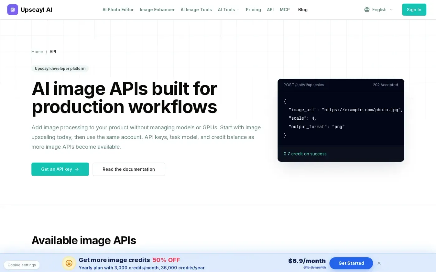 Upscayl — Api page
