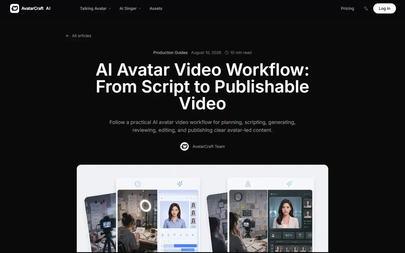 Avatarcraft — Blog page