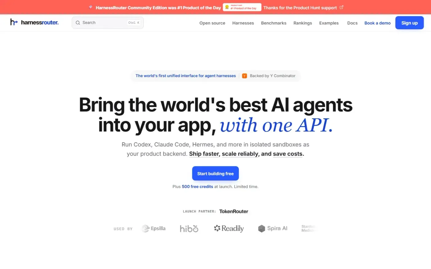 HarnessRouter Community Edition — Open-source unified interface for agent harnesses — Home page