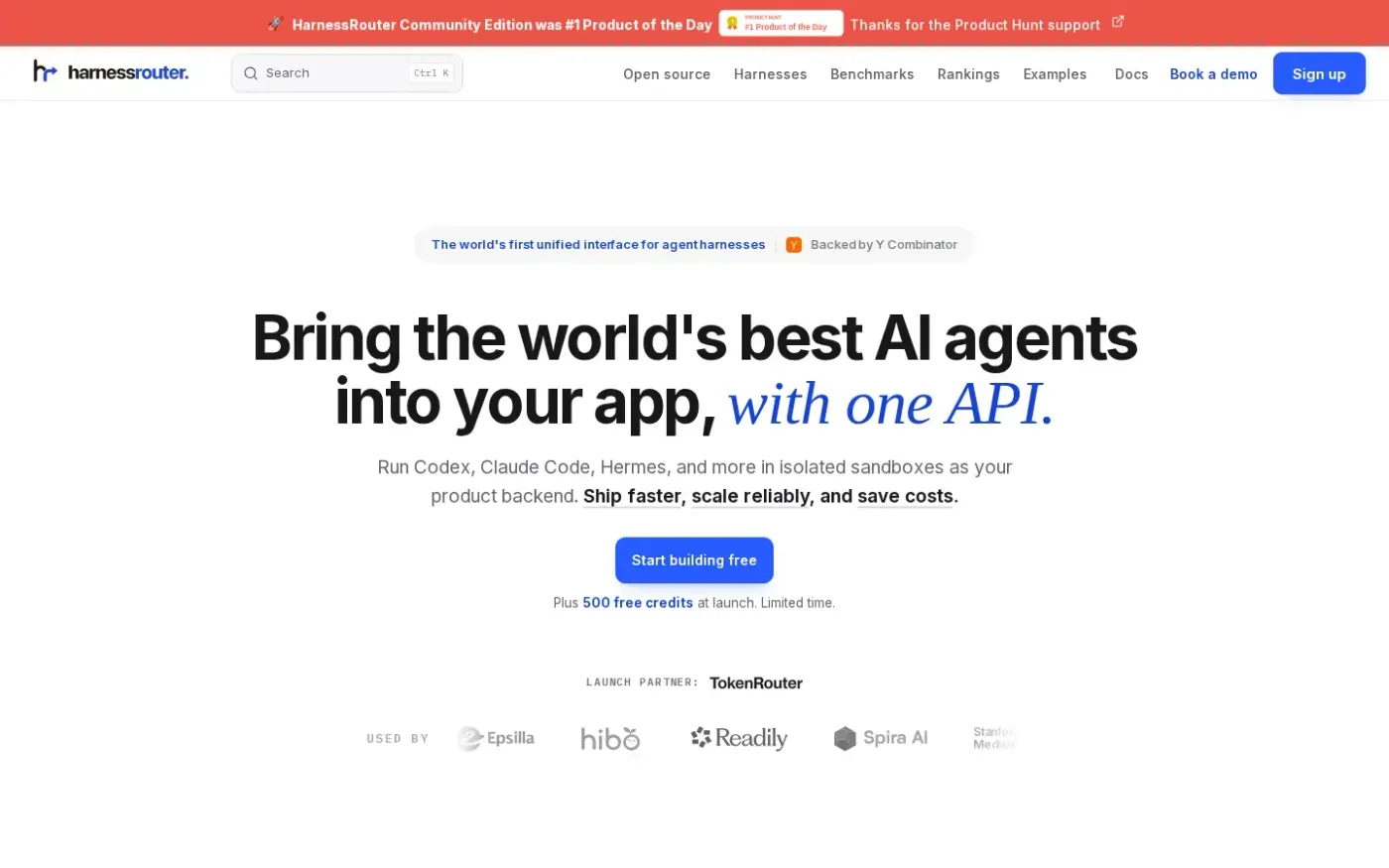 HarnessRouter Community Edition — Open-source unified interface for agent harnesses — Home page