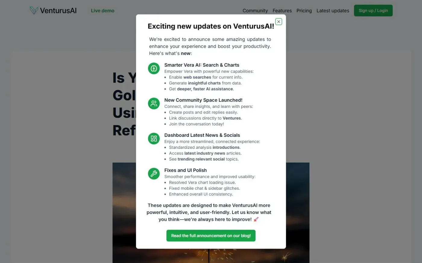 Venturusai — Blog page