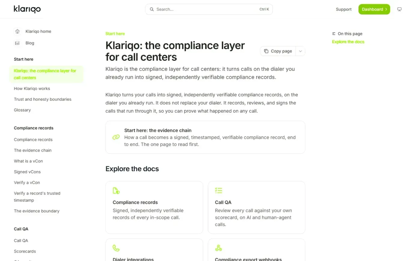 Klariqo — Home page