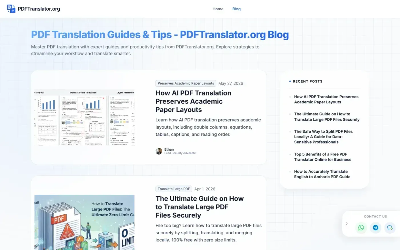 Pdftranslator — Blog page