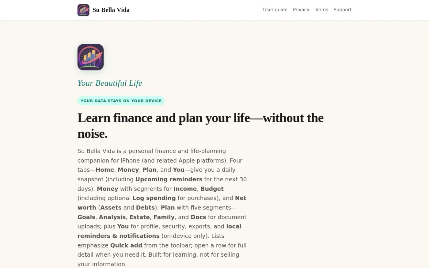Subellavida — Index.html page