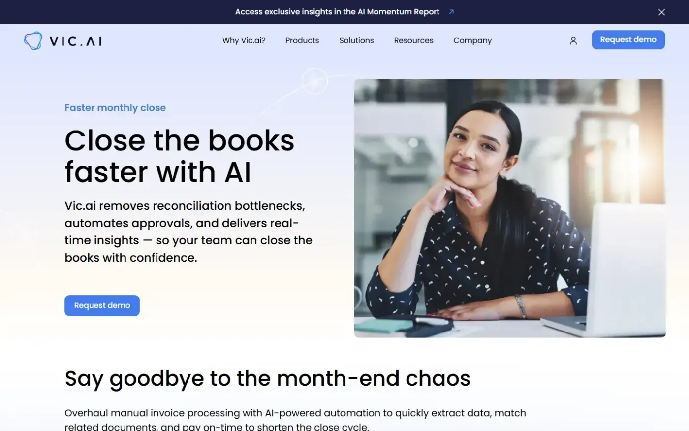 Vic — Solutions page