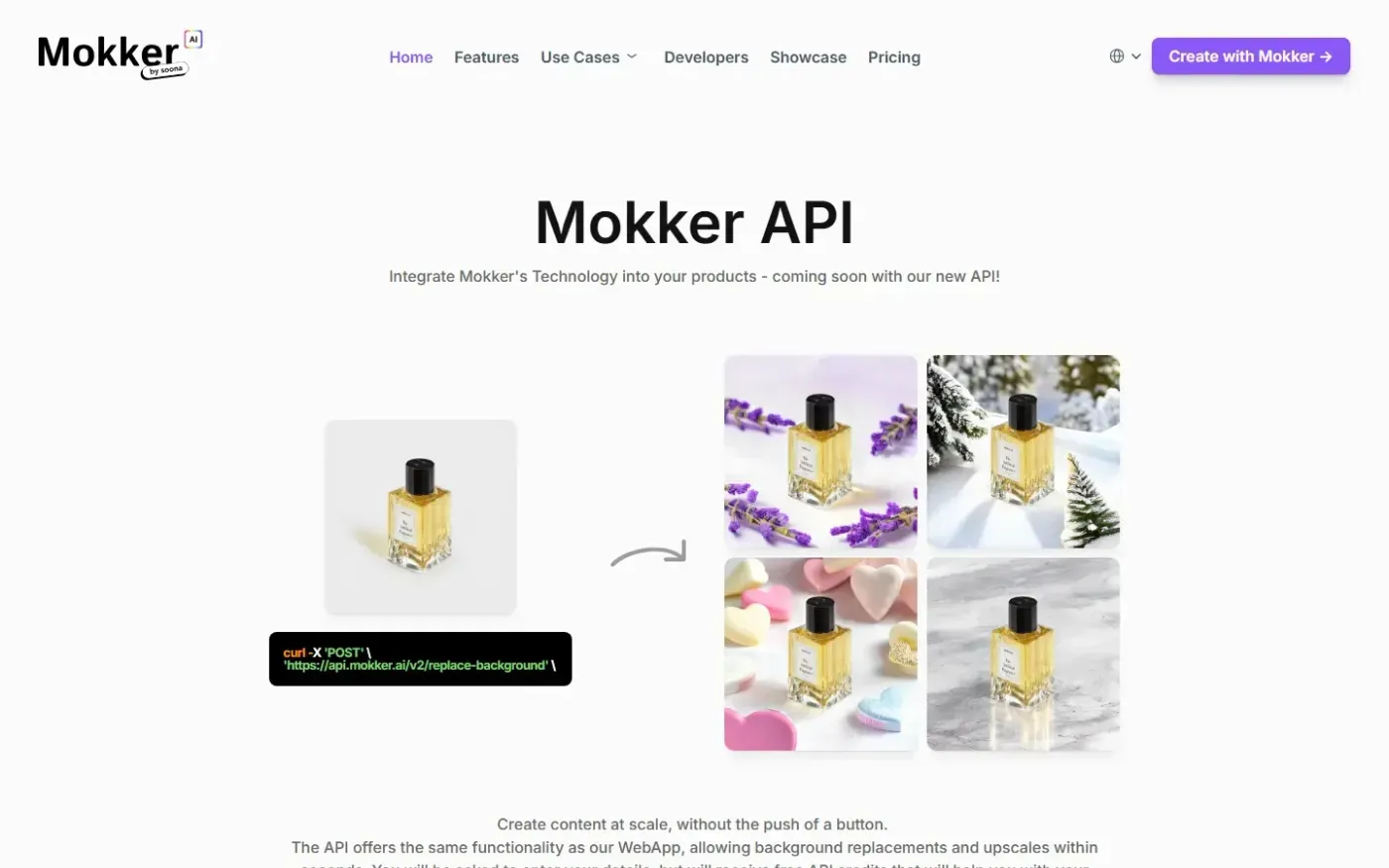 Mokker — Api page