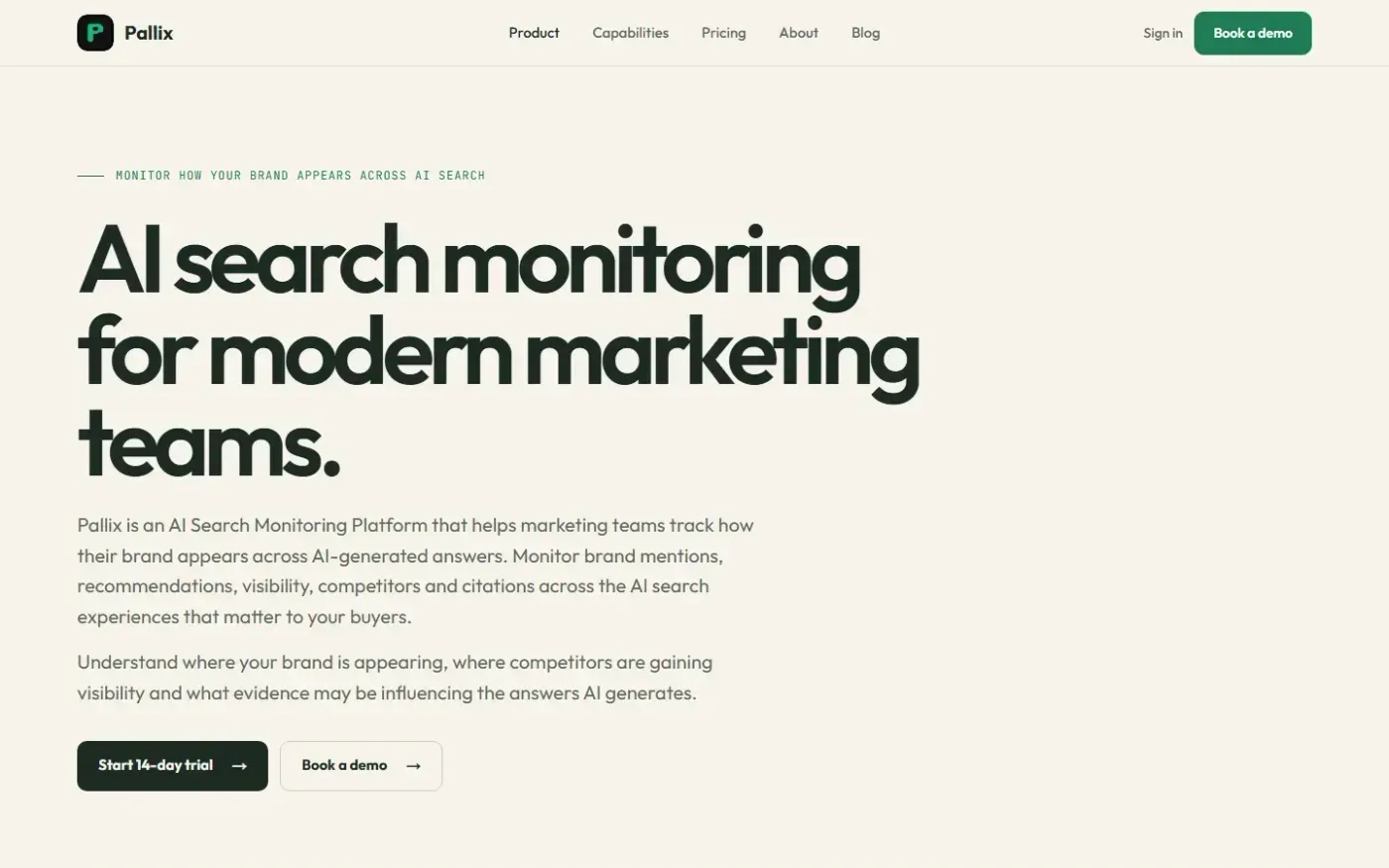 Pallix — Product page