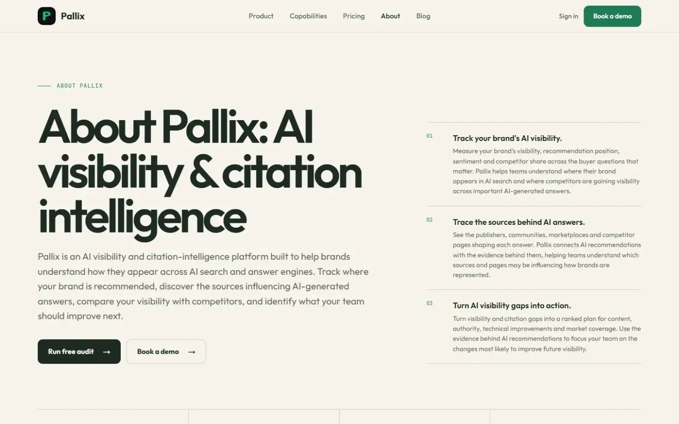Pallix — About page