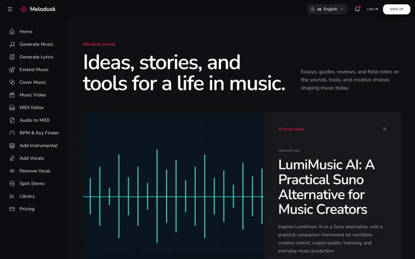 Melodusk — Blog page