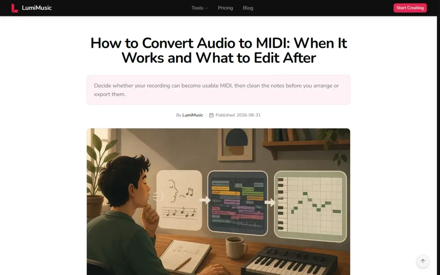 Lumimusic — Blog page