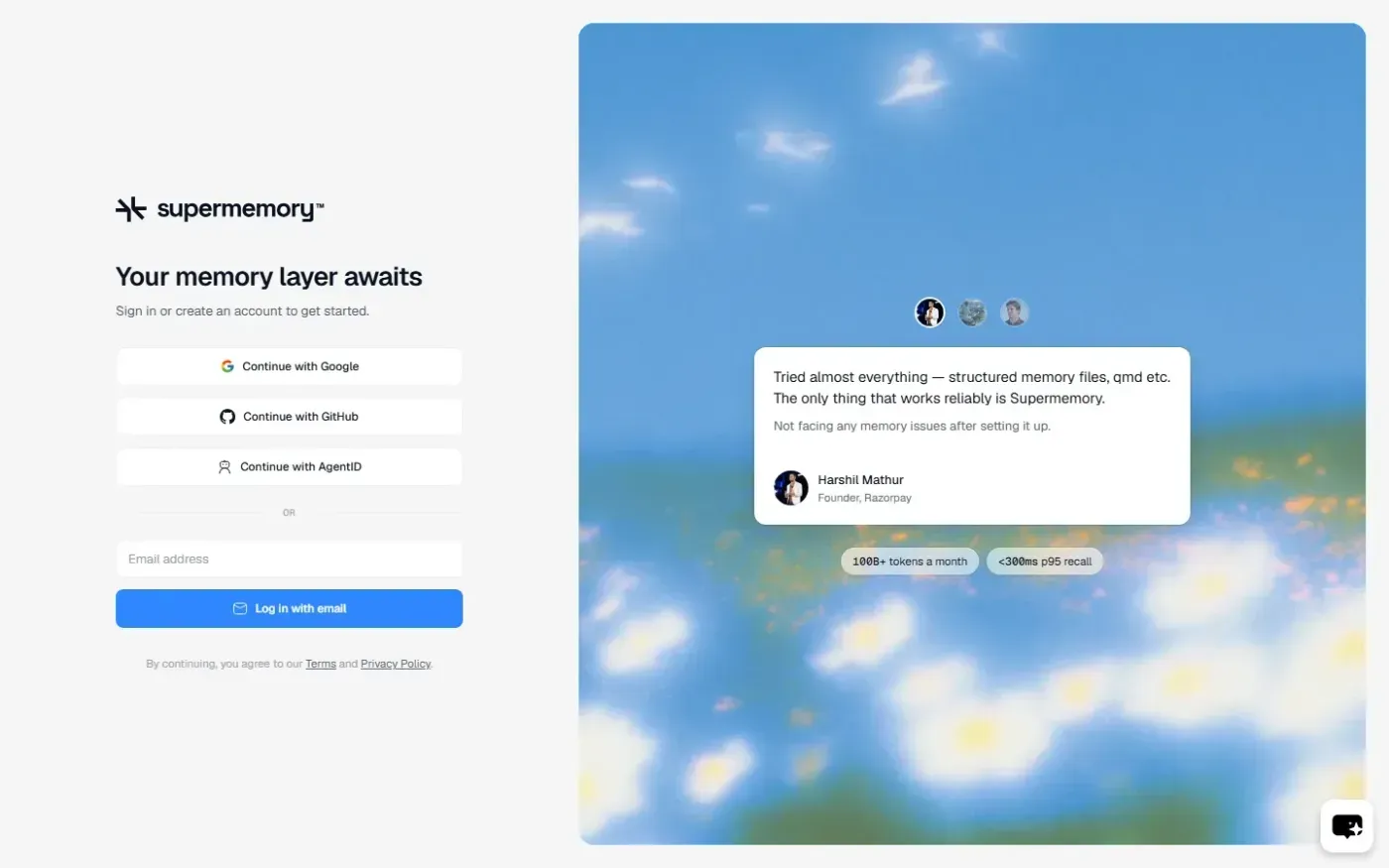 Supermemory — Home page
