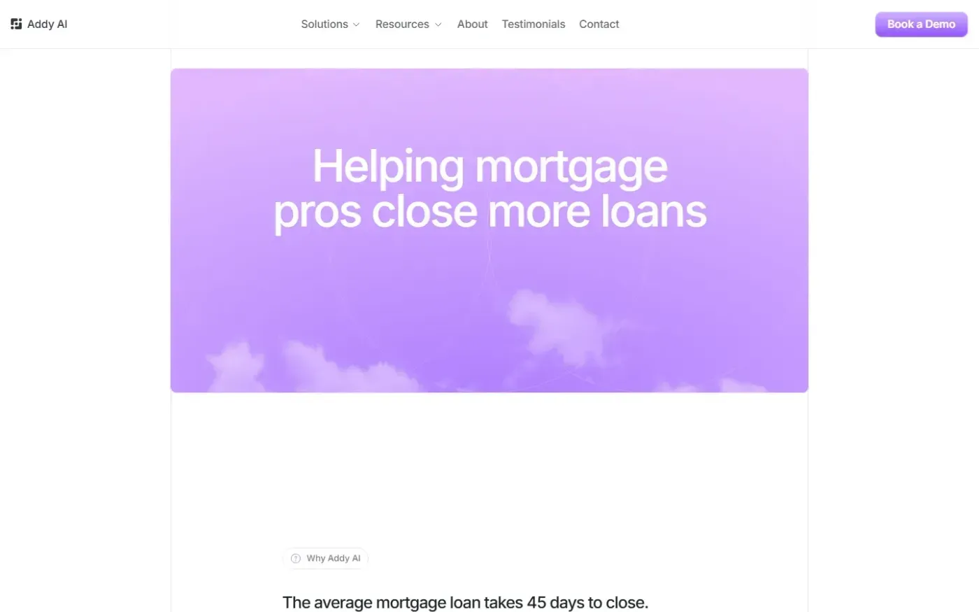 Addy-ai — About us page