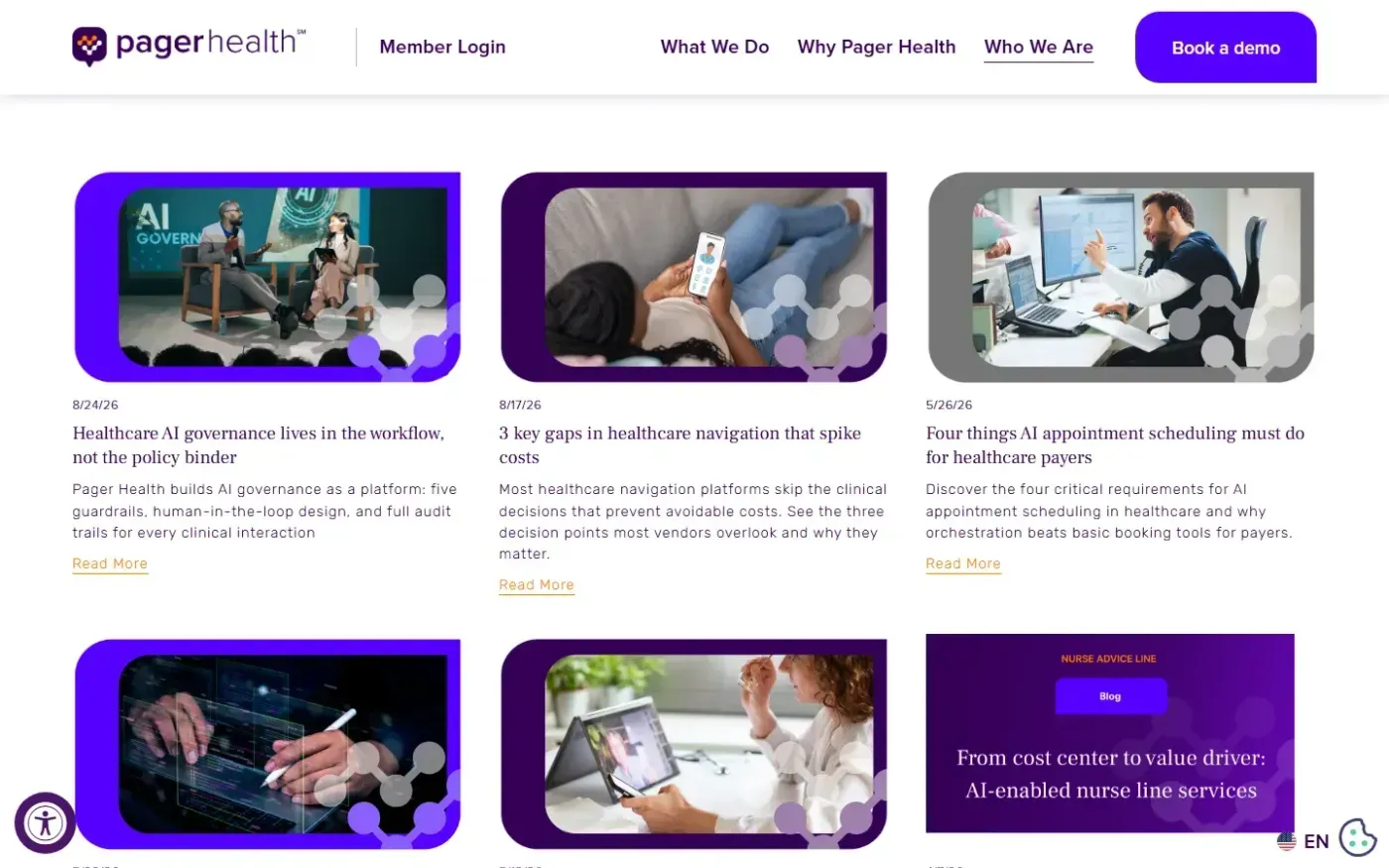 Pagerhealth — Blog page
