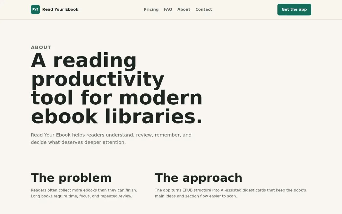 Readyourebook — About page