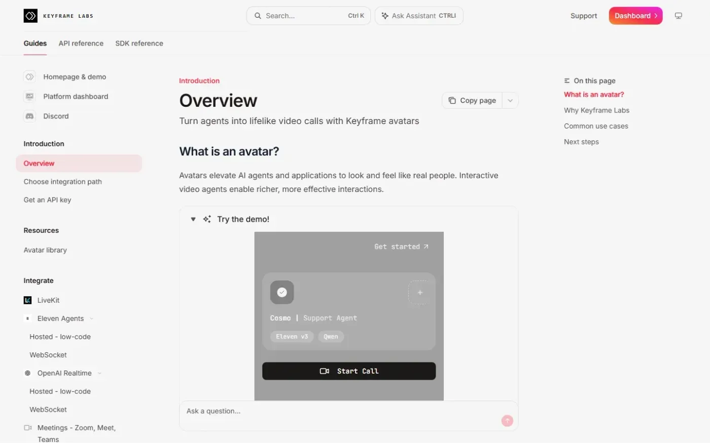 Keyframelabs — Home page