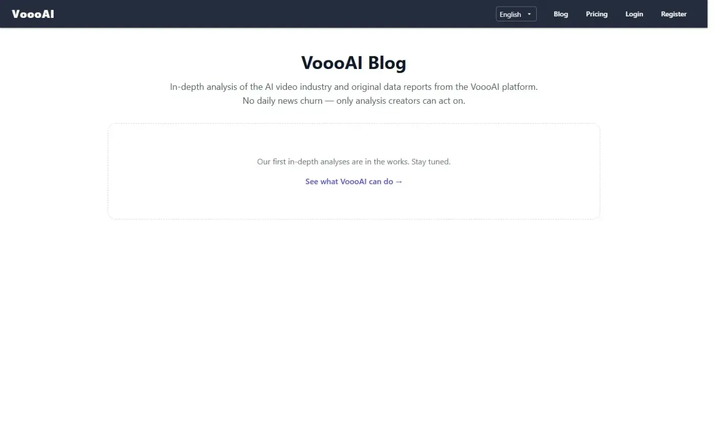 Voooai — Blog page