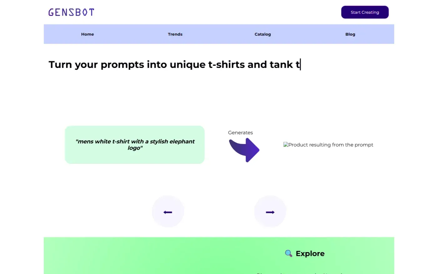 Gensbot — Home page