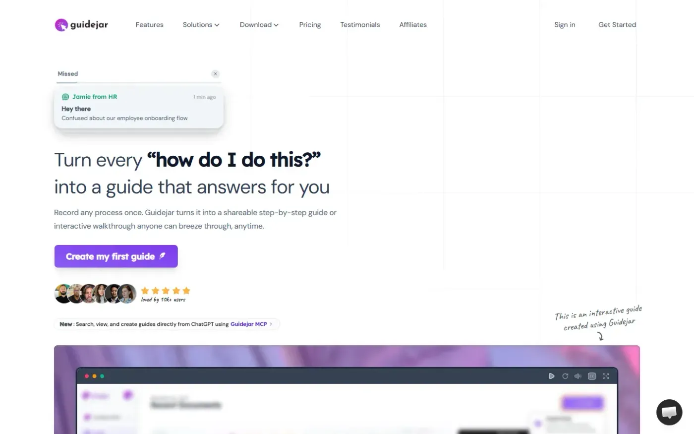 Guidejar — Home page