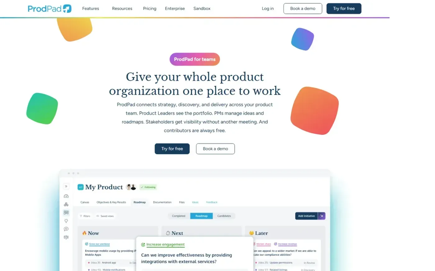 Prodpad — Resources page