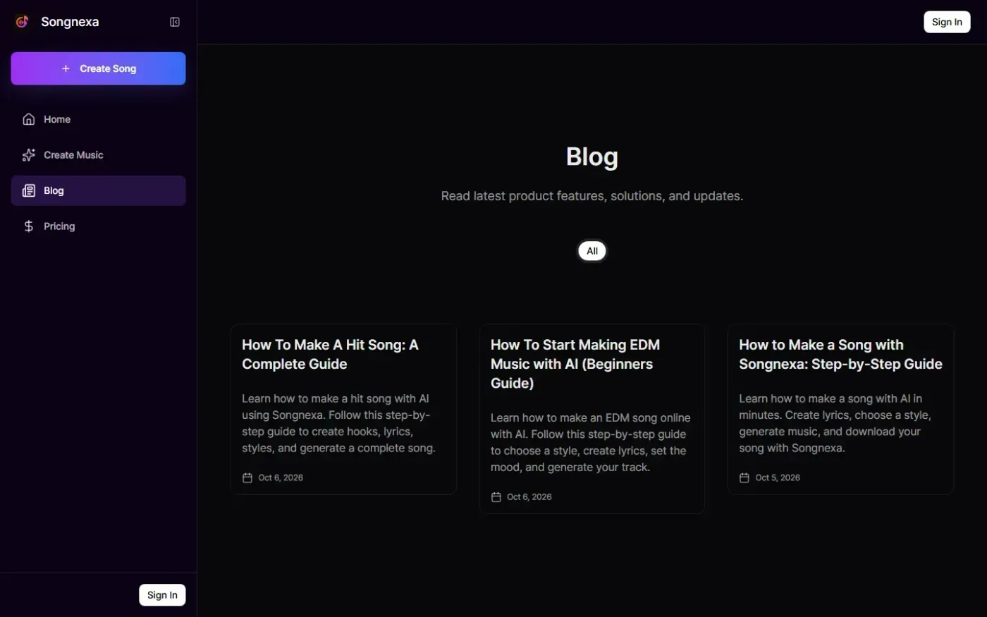 Sunov6ai — Blog page