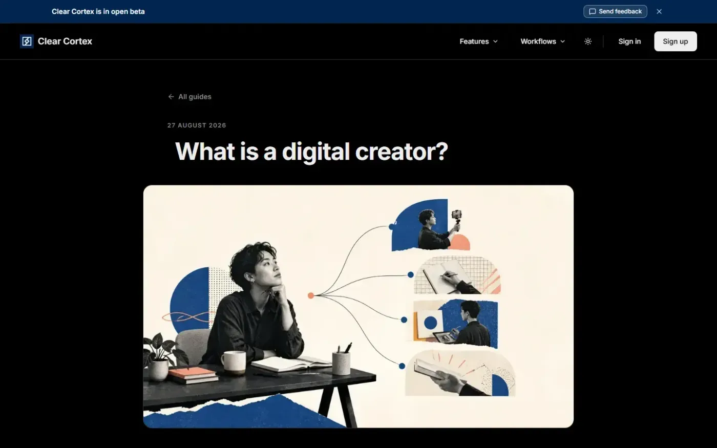 Clear-cortex — Guides page