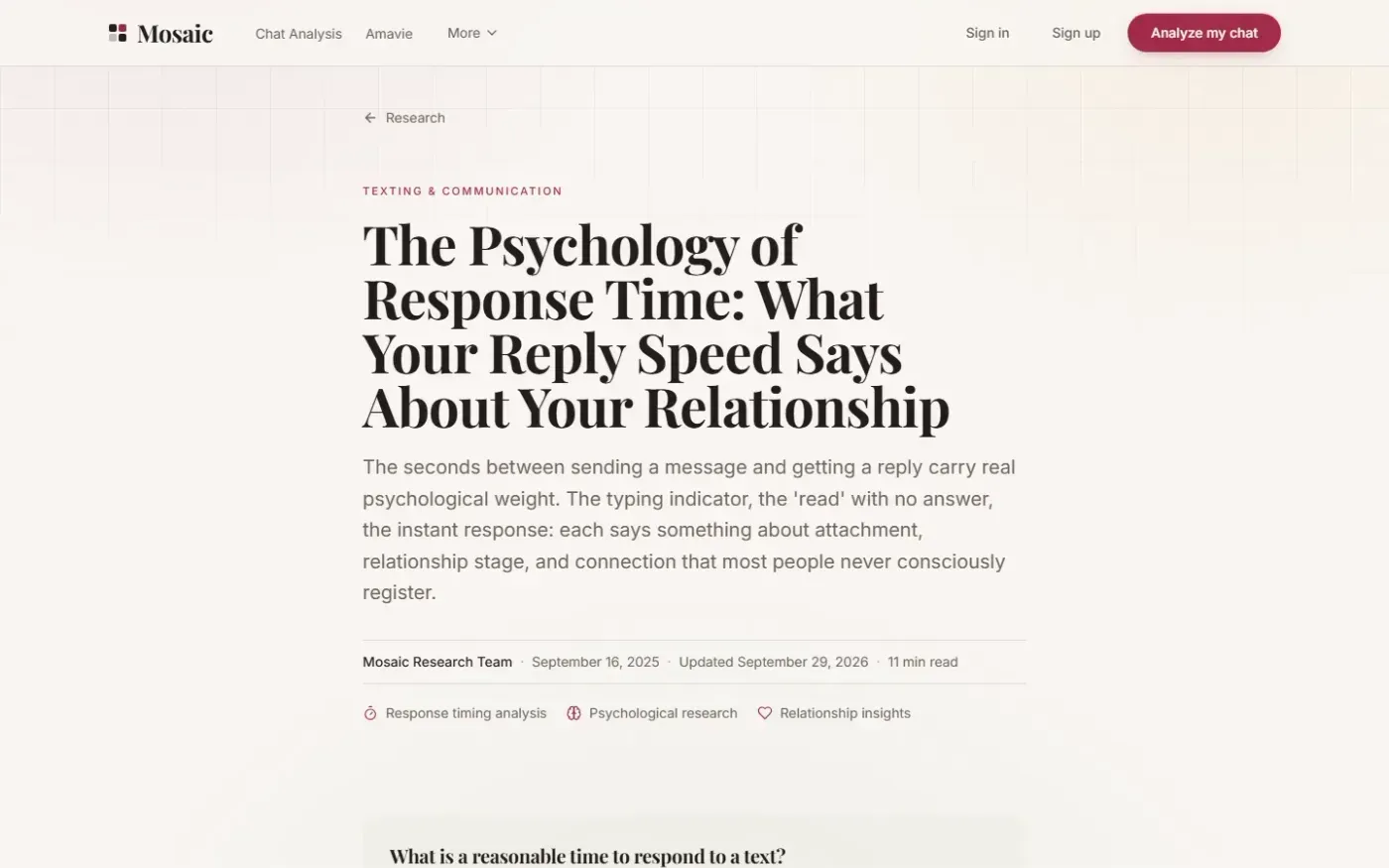 Mosaicchats — Blog page