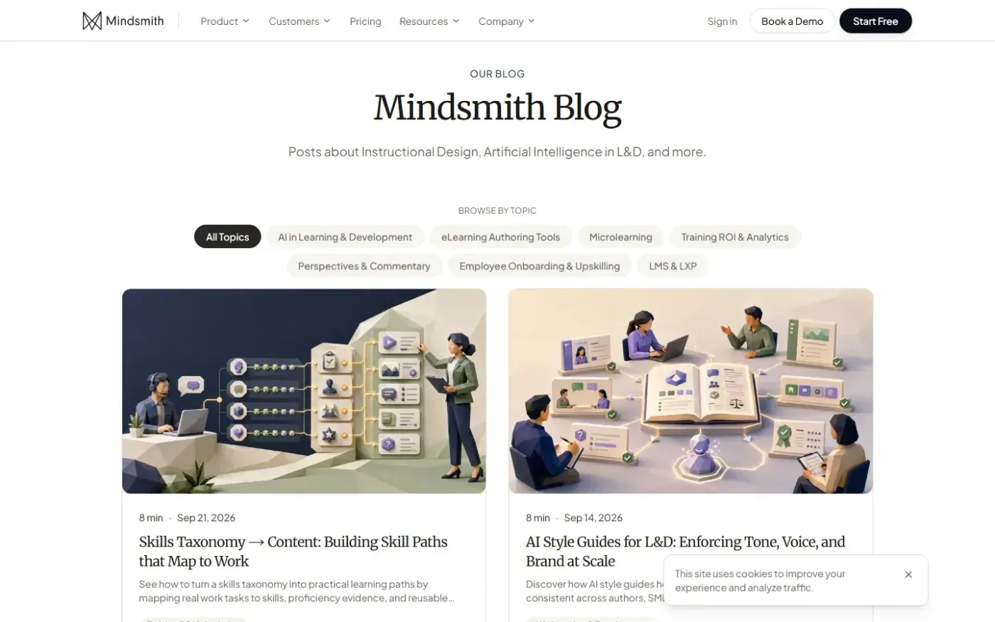 Mindsmith — Blog page