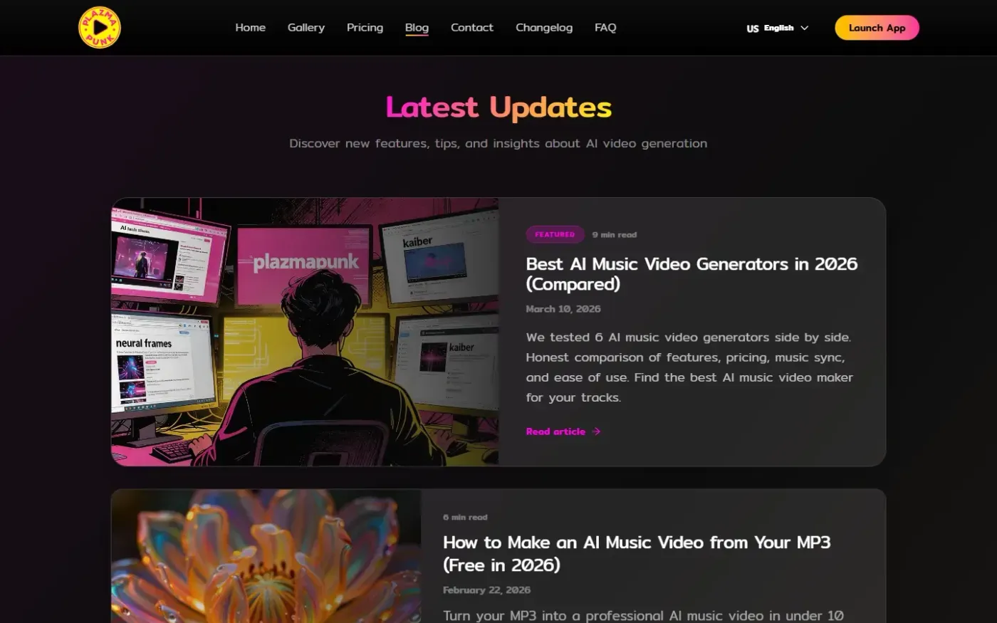Plazmapunk — Blog page