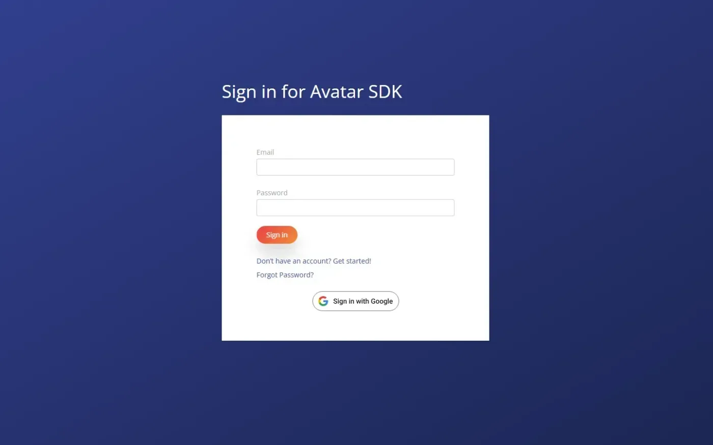 Avatarsdk — Home page