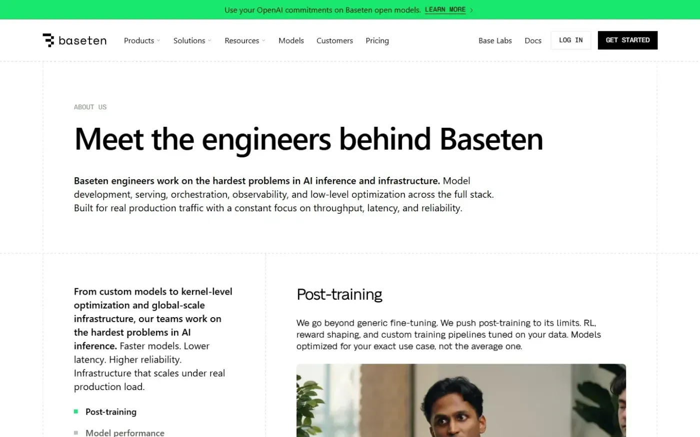 Baseten — About us page