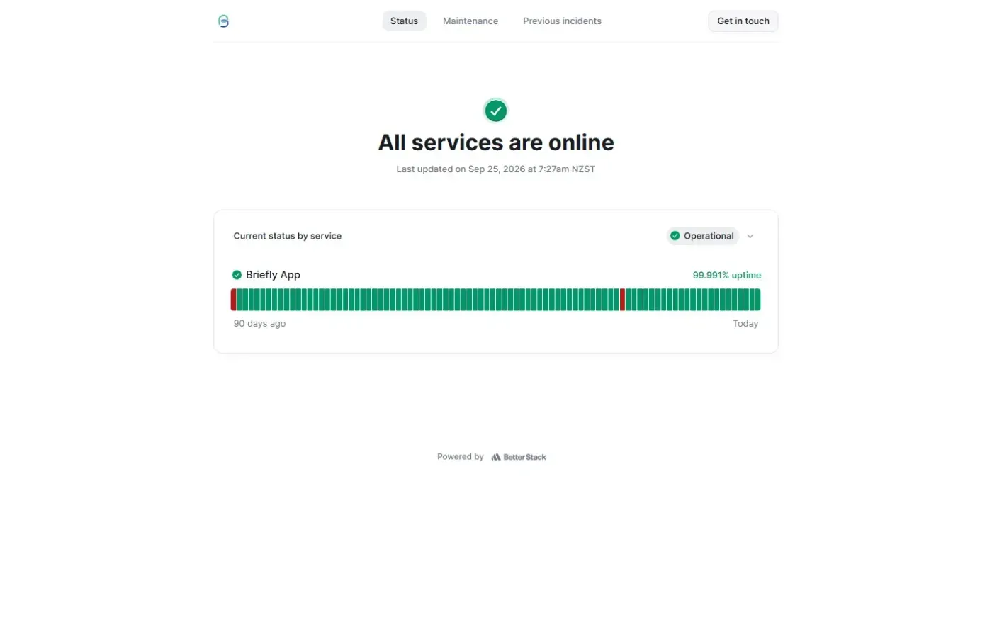 Trybriefly — Home page