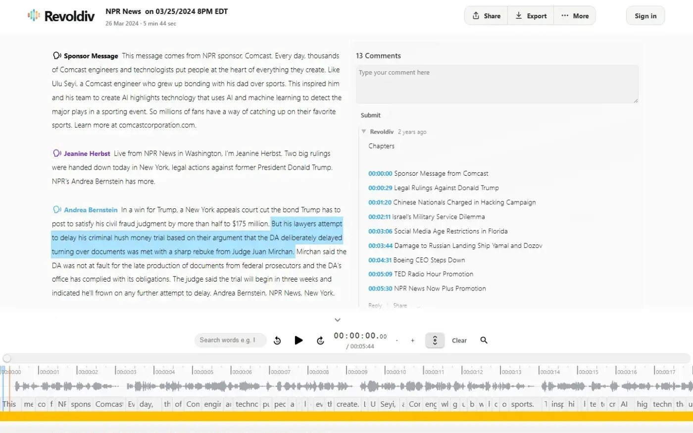 Revoldiv — Posts page