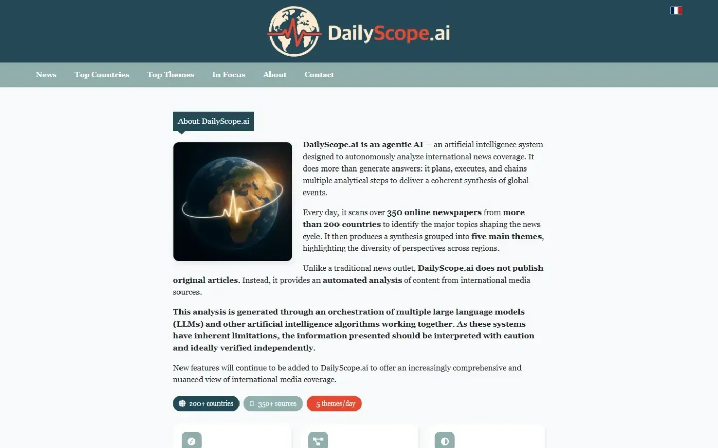 Dailyscope — About.html page