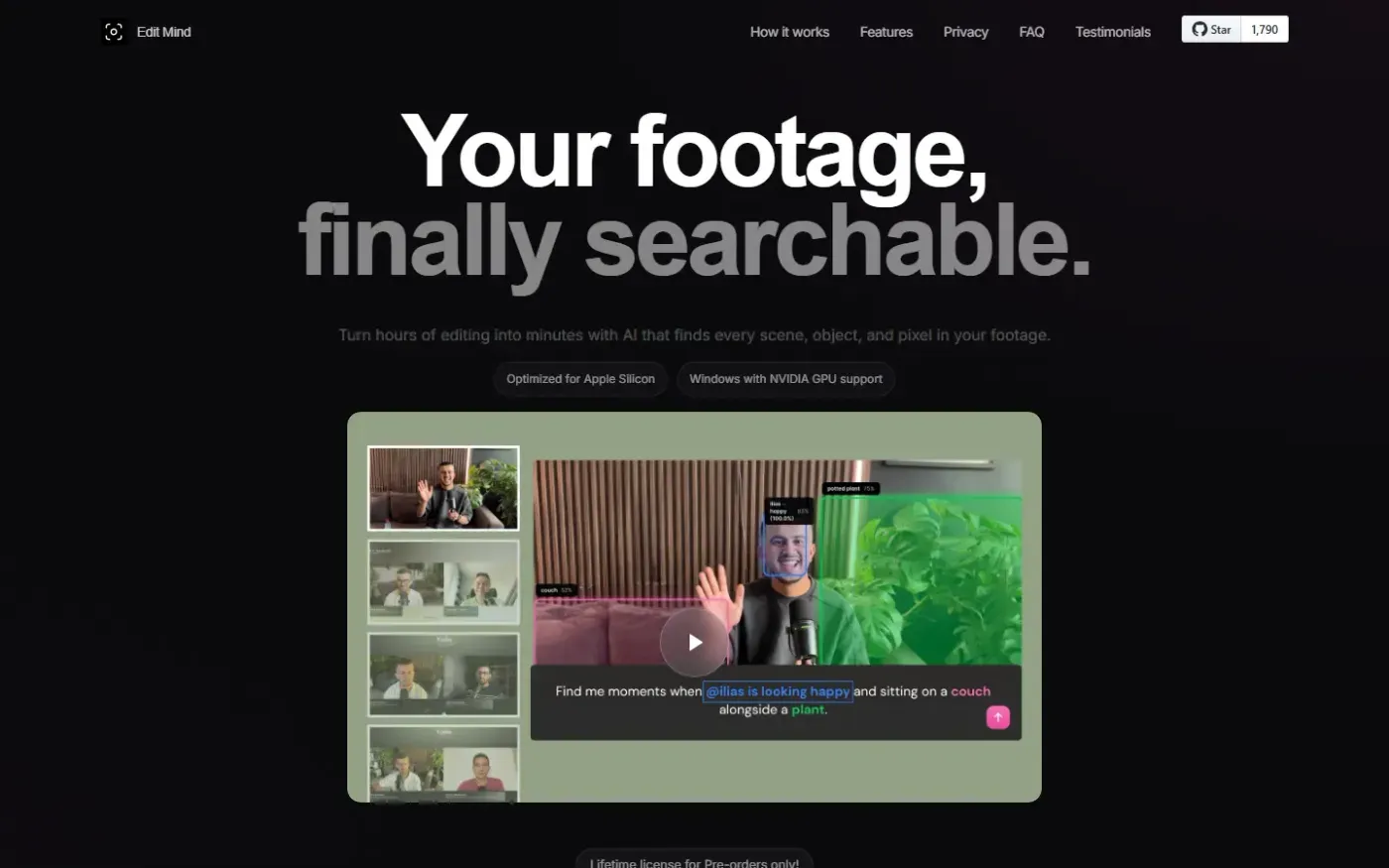 Edit Mind × Strava — Every clip matched to the Strava activity it's from — Home page