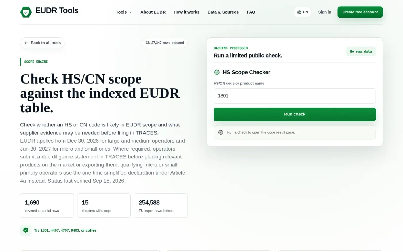 Eudrtools — Tools page