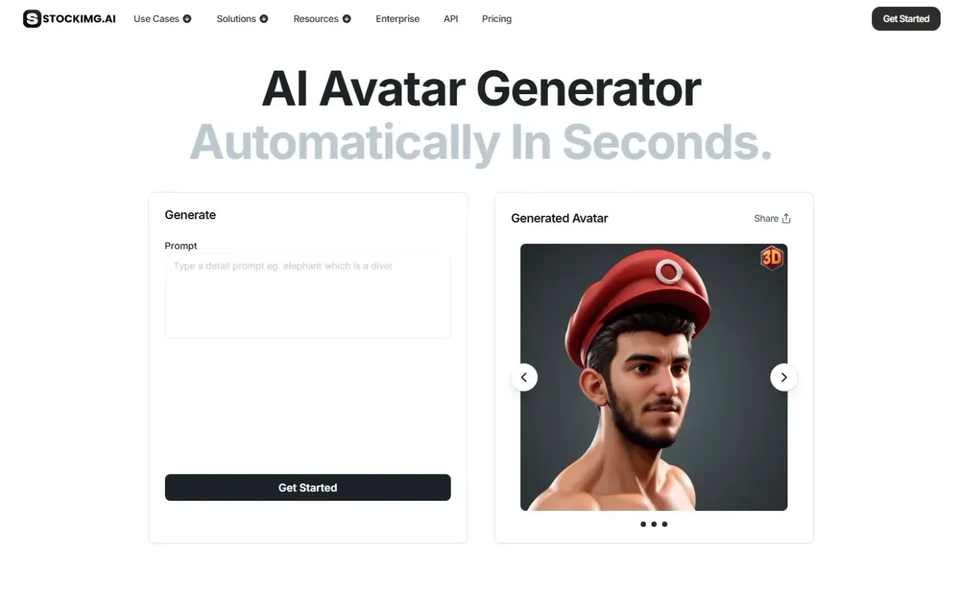 Stockimg — Category page