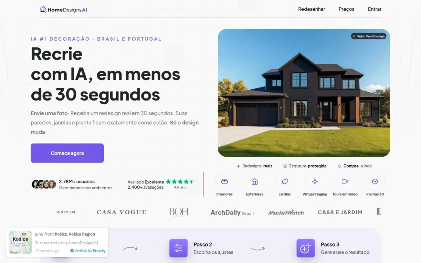 Homedesigns — Portuguese page