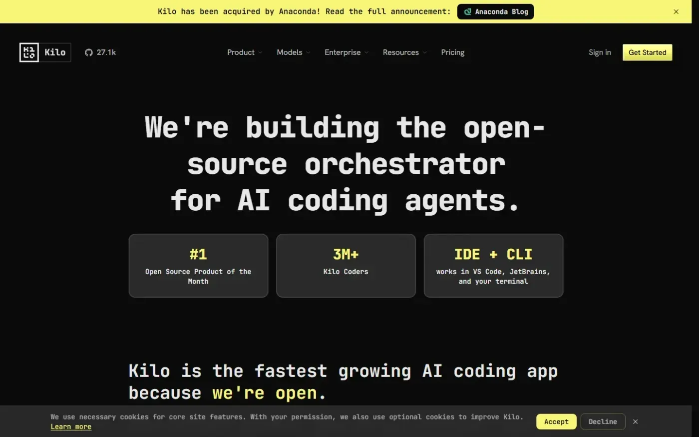 Kilocode — About page