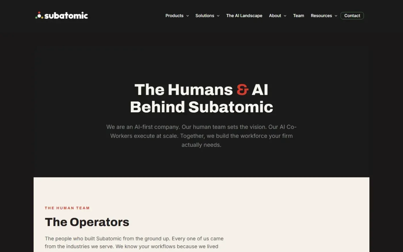 Getsubatomic — Team page