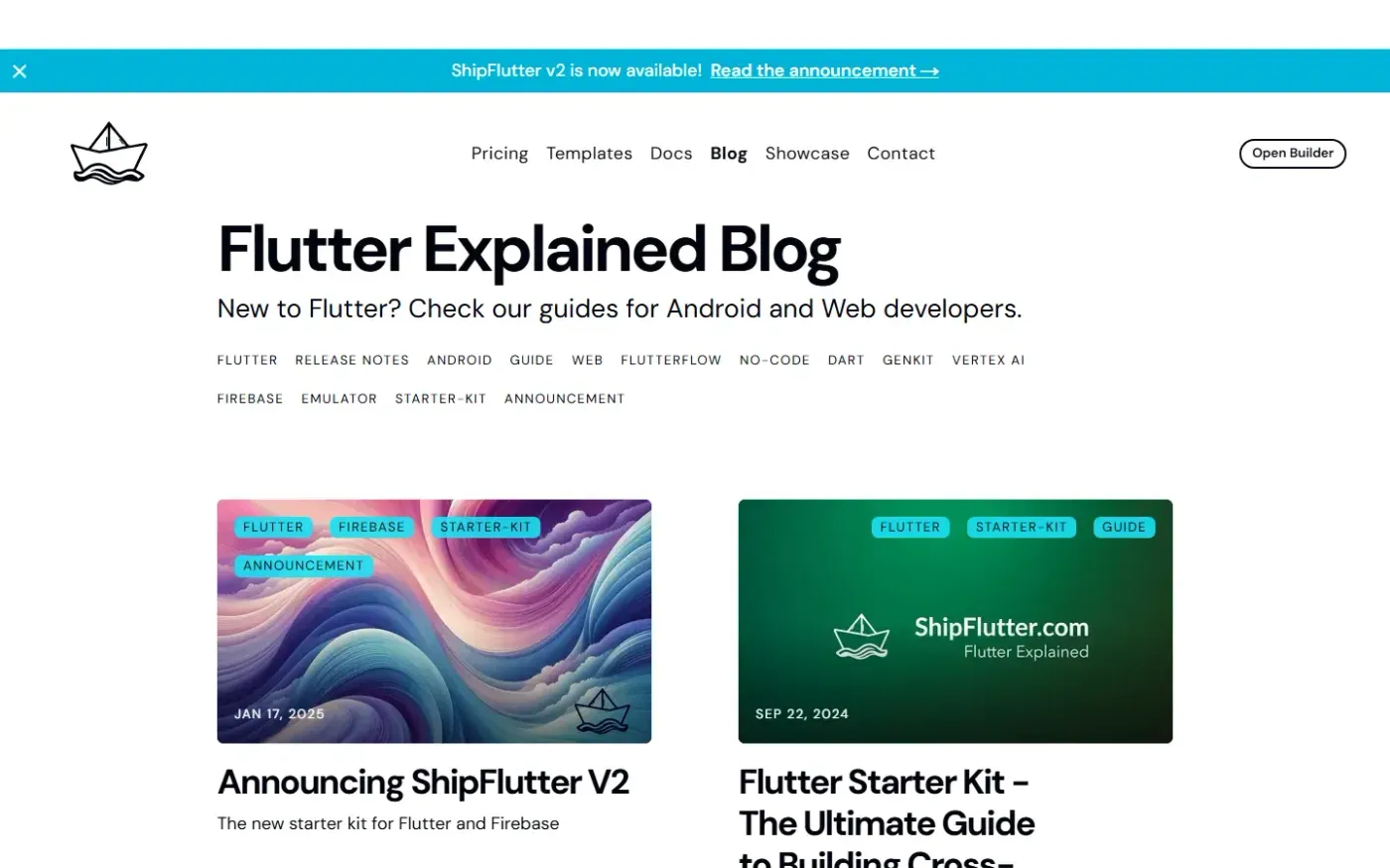 Shipflutter — Blog page
