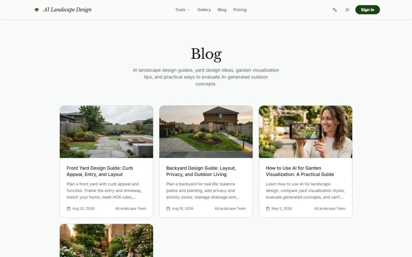 Ailandscape — Blog page