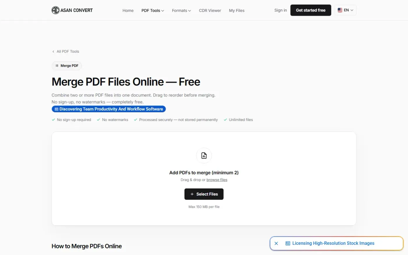 AsanConvert — Anything to Anything Converter. Free. No Signup. — Pdf page