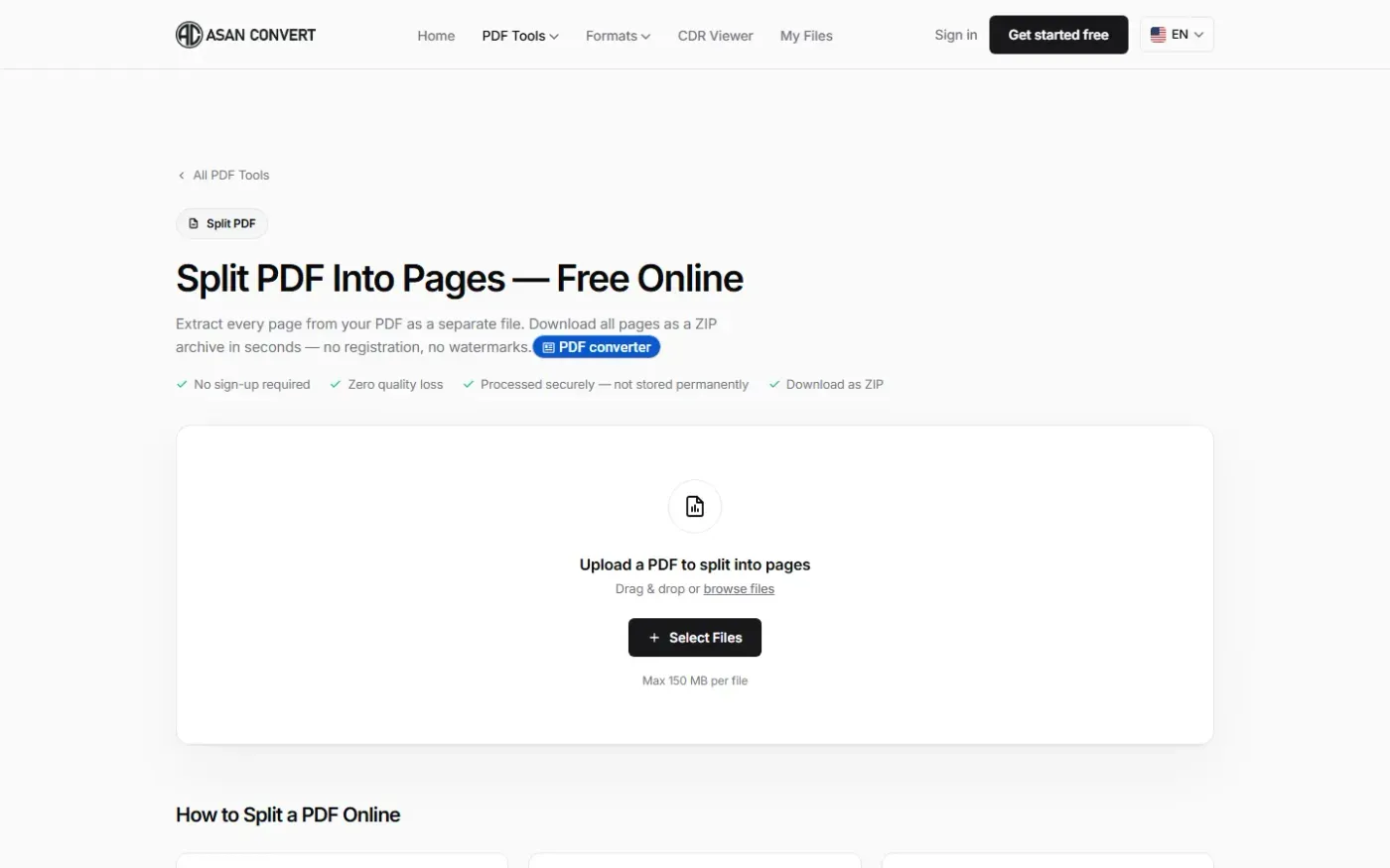 AsanConvert — Anything to Anything Converter. Free. No Signup. — Pdf page