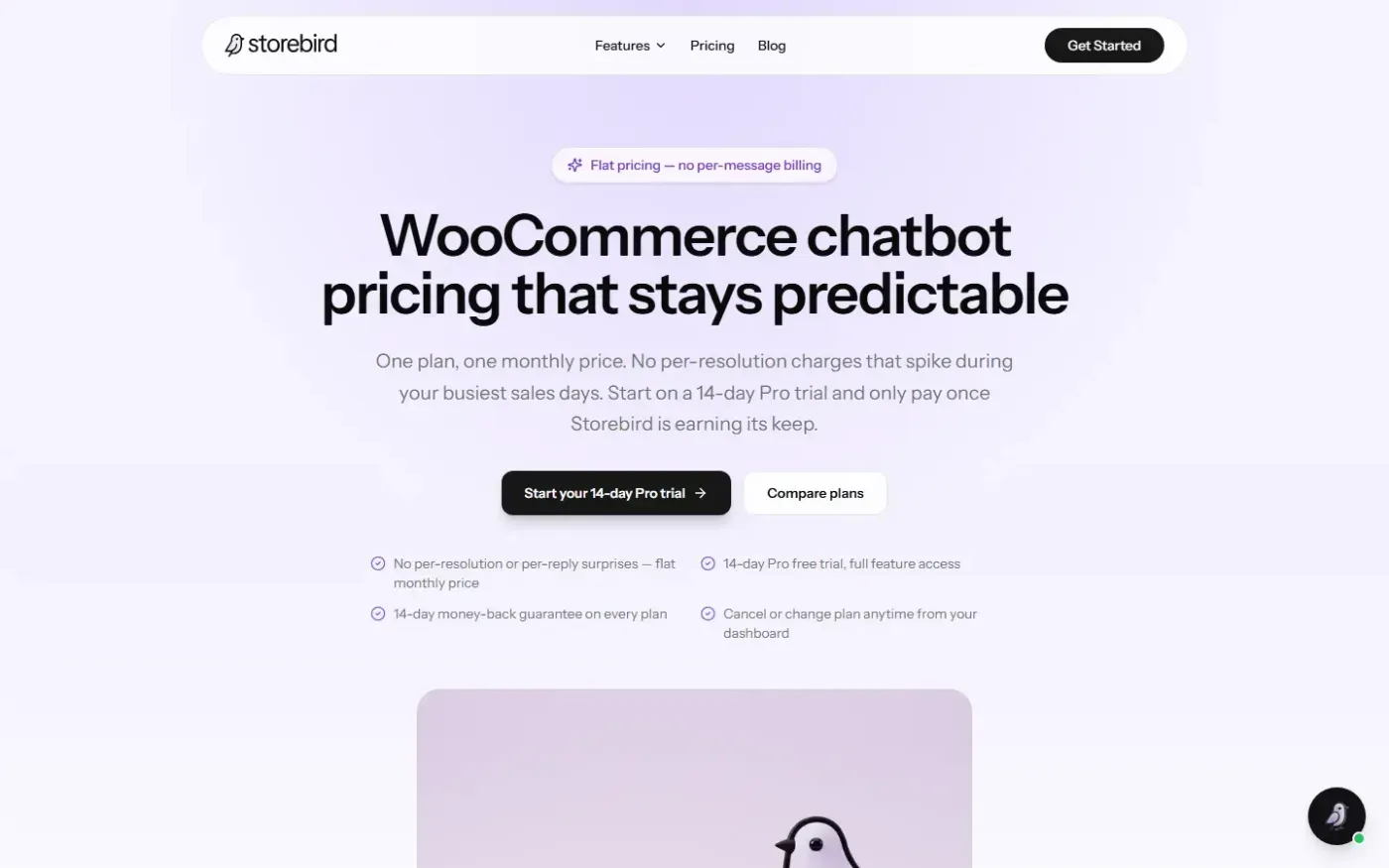 Storebird — Pricing page