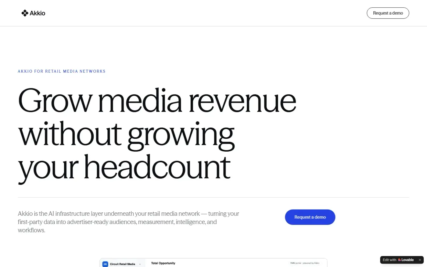 Akkio — Home page