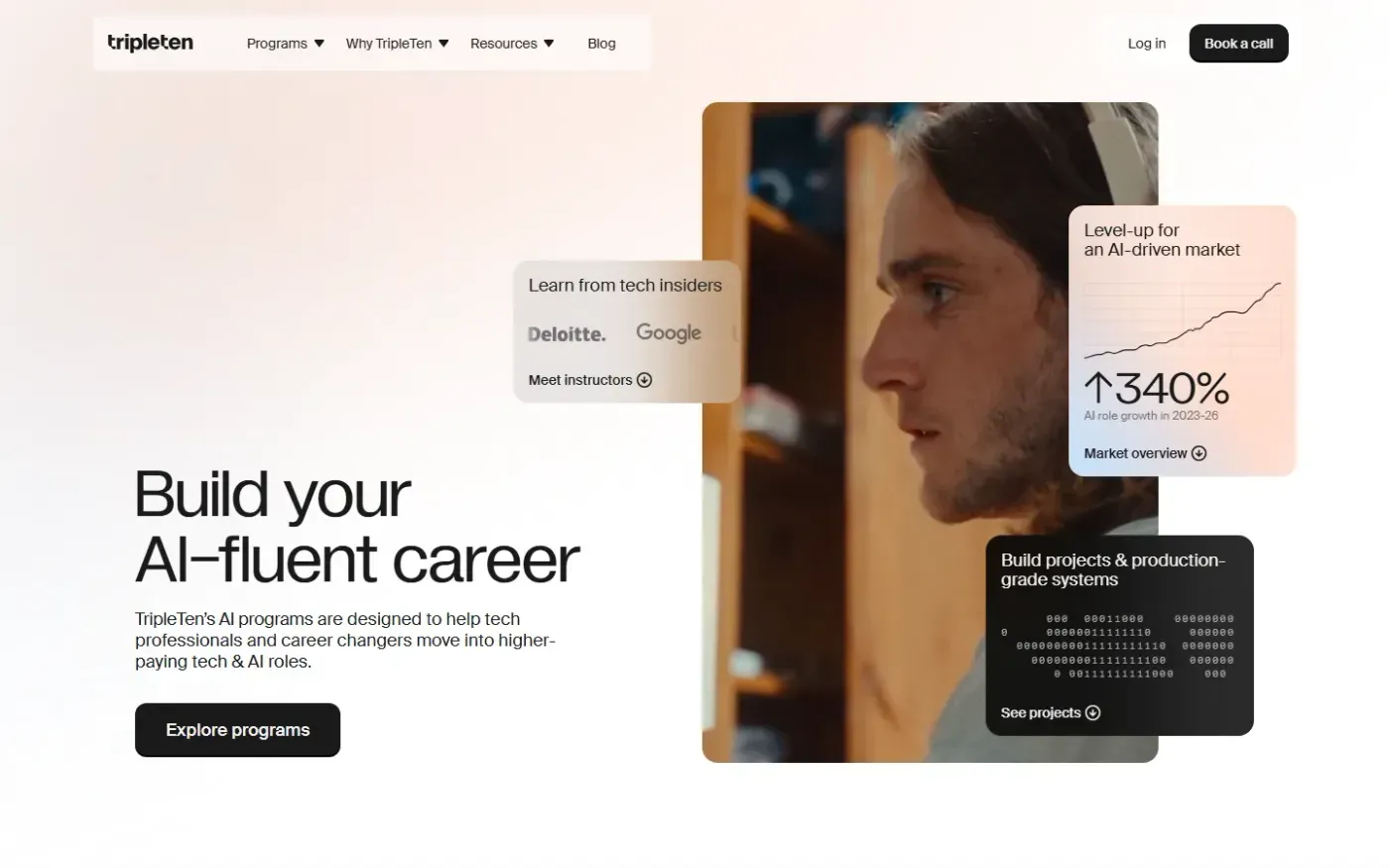 Tripleten — Home page