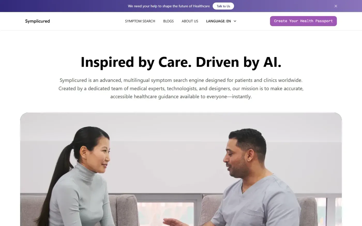 Symplicured — About us page