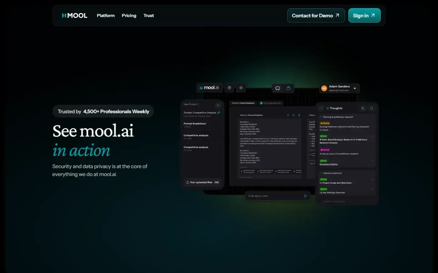 Mool — Platform page